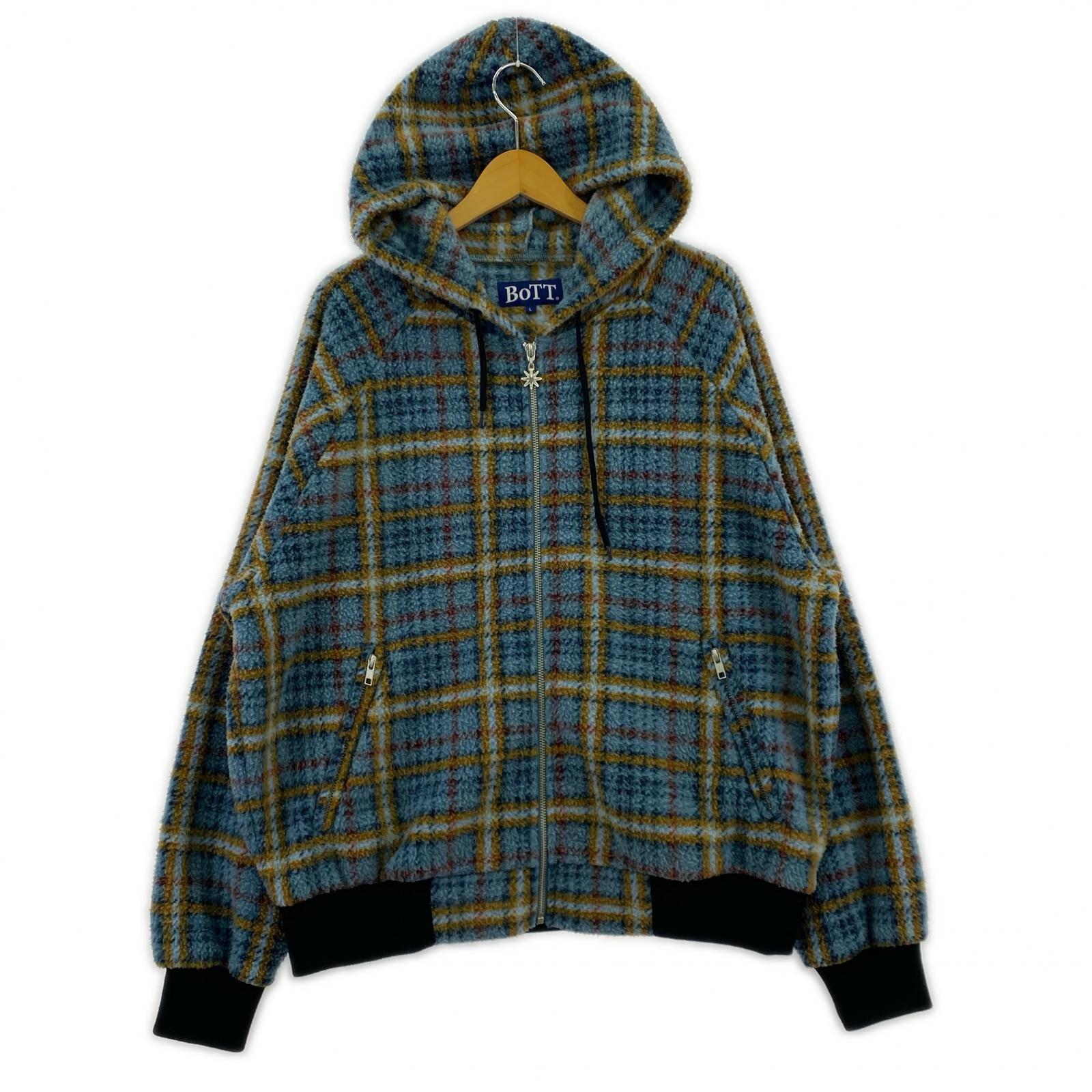 その他トップス FLEECE ZIP HOODIE 青 (L) L ブルー