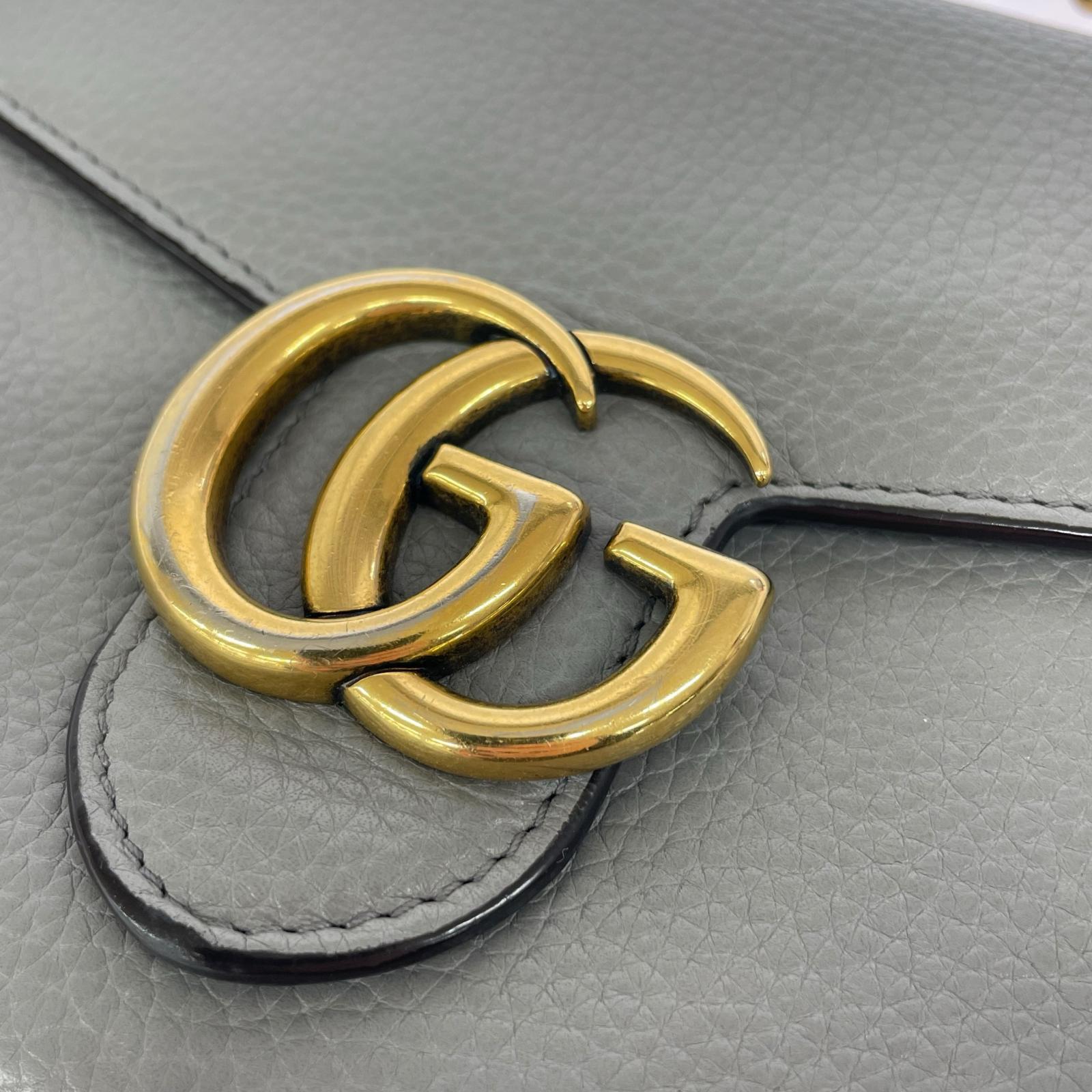 GUCCI/GGマーモント/チェーンウォレット/401232
