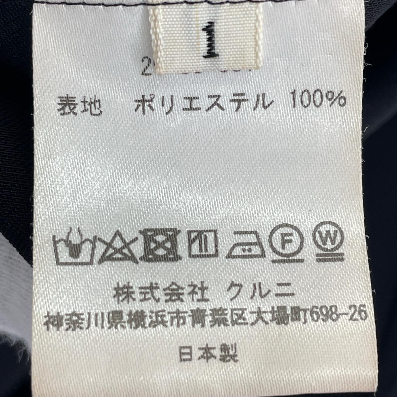 長袖シャツ アシメシャツ 1 ブラック
