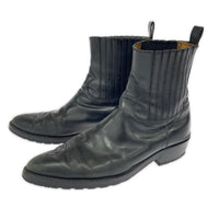 ブーツ TOGA(VIRILIS) Black Hard Leather Chelsea Boots サイドゴアブール 42 ブラック ブラック