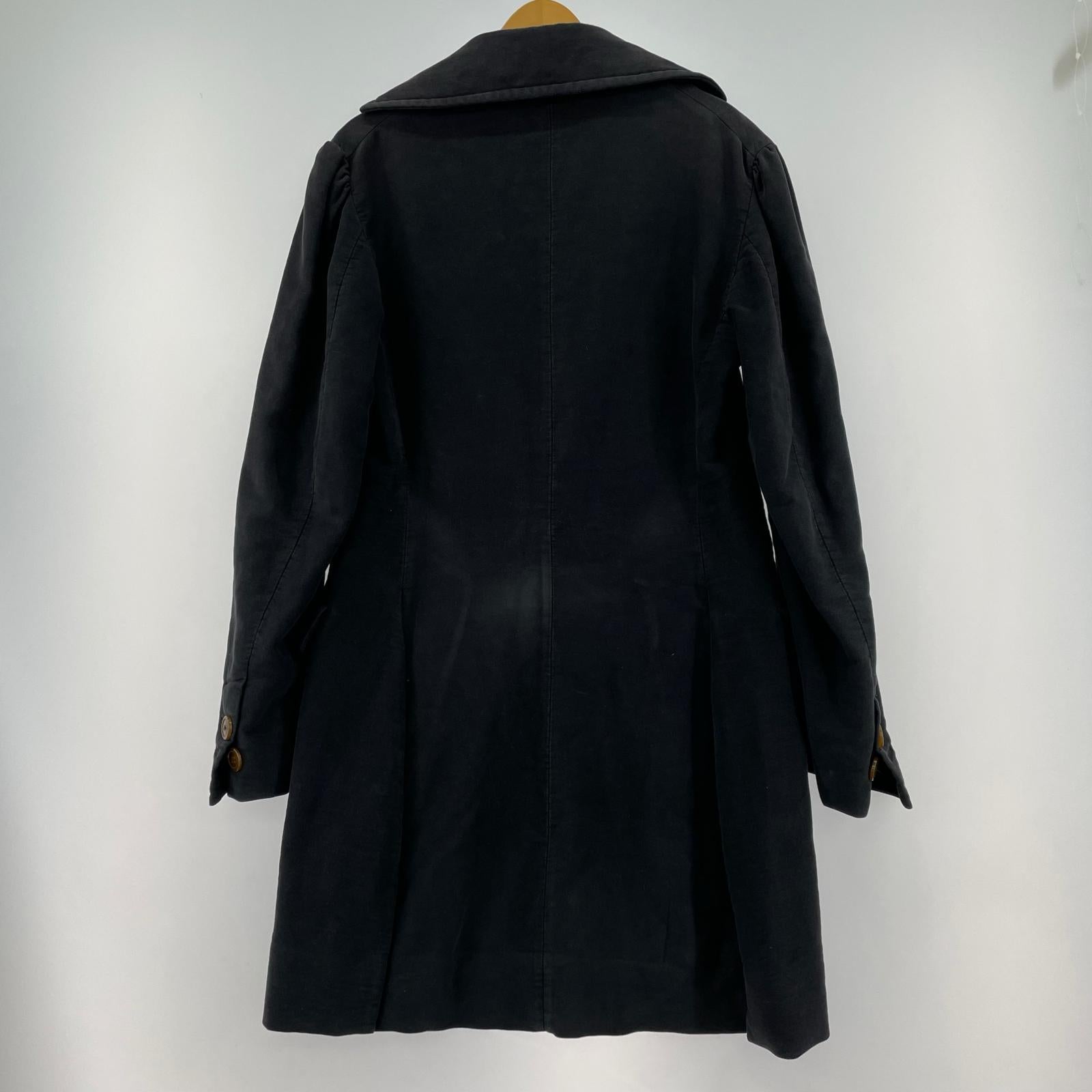 ジャケット Vivienne Westwood MAN アーカイブ ナポレオン スウェット トレンチコート 44 ネイビー