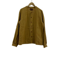 長袖シャツ Linen Sport Shirt L ブラウン