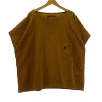 半袖Tシャツ コーデュロイ ブラウン 3 ブラウン