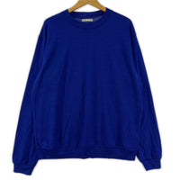 長袖Tシャツ セーター XL ブルー
