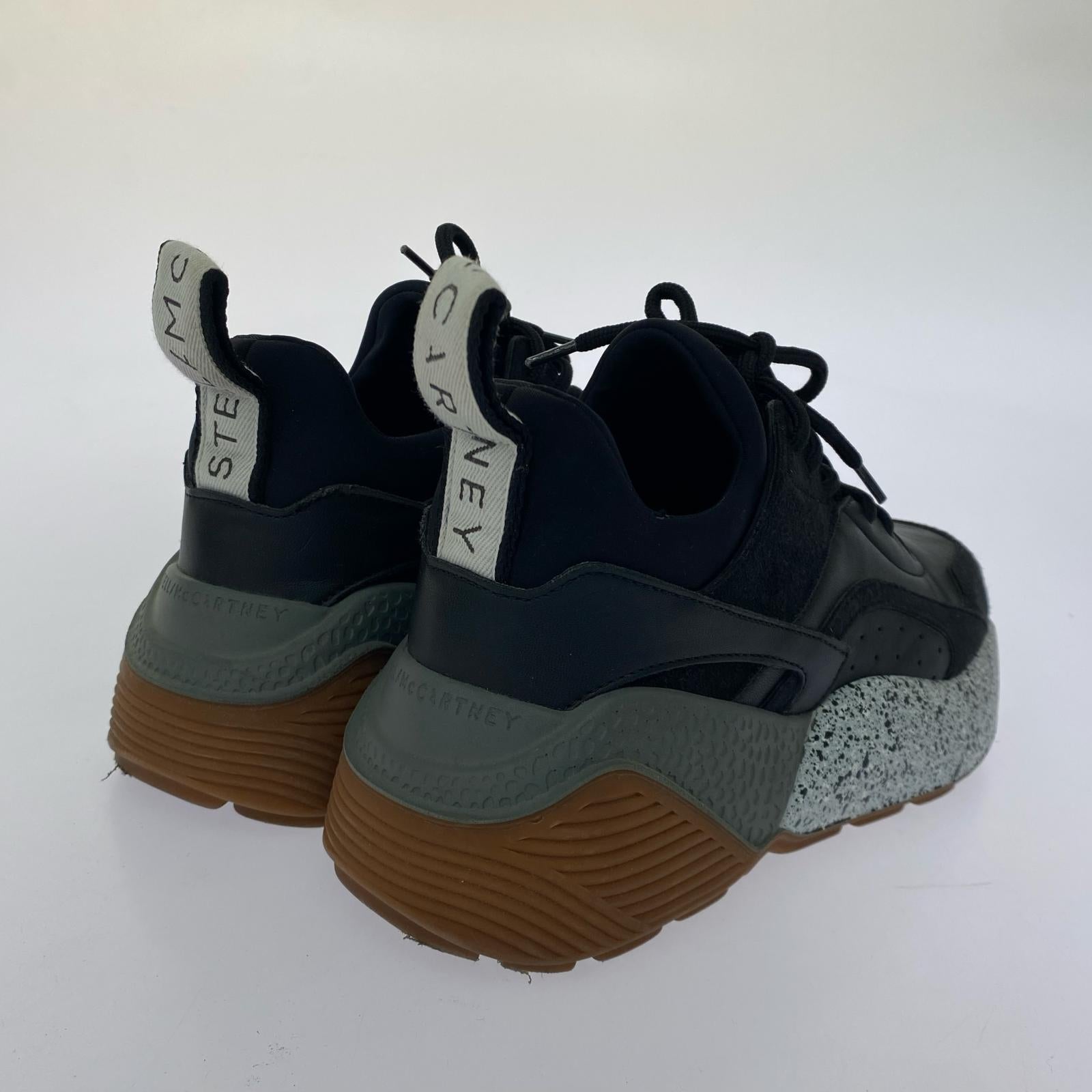 スニーカー ECLIPS ダッドスニーカー 黒 ブラック