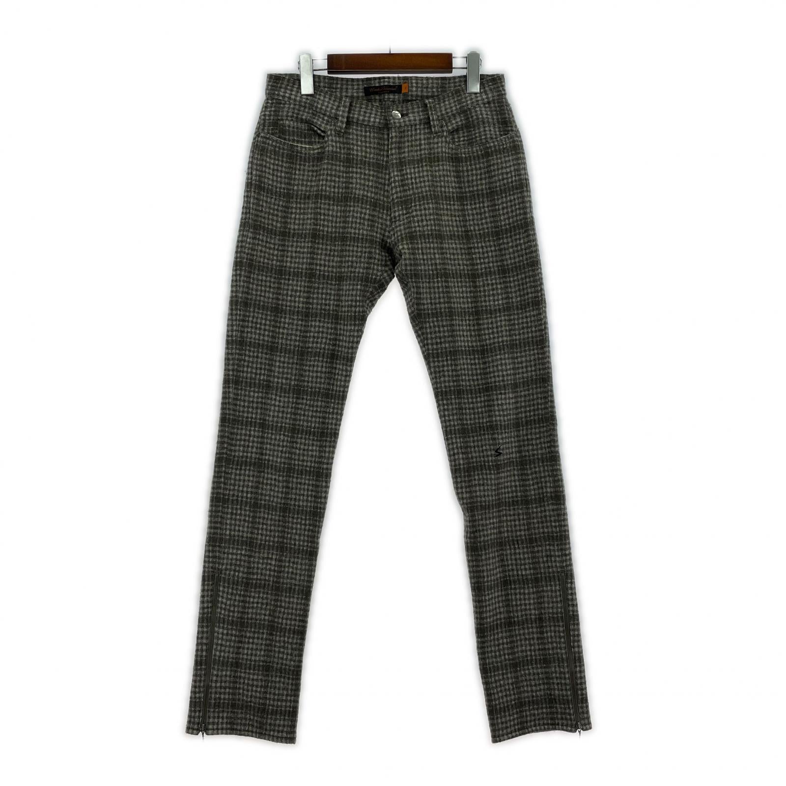 パンツ Striped Wool Trouser Pant (2) 2 ブラウン