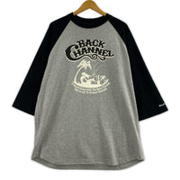 半袖Tシャツ Back Channel ラグランS/Sカットソー XL グレー LL