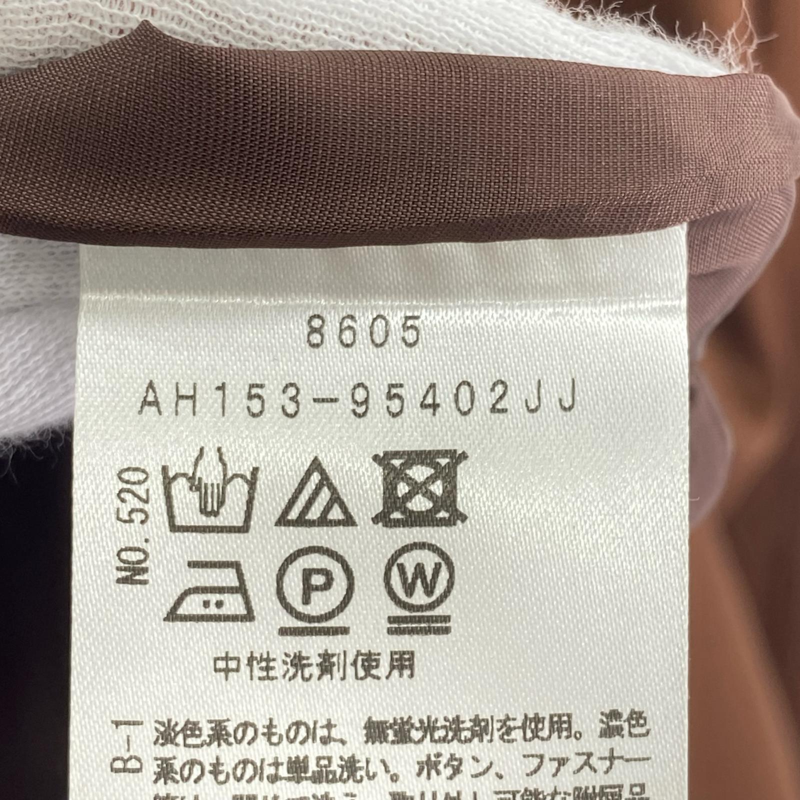 ジャケット ノーカラー コート 茶 (2) 2 ブラウン