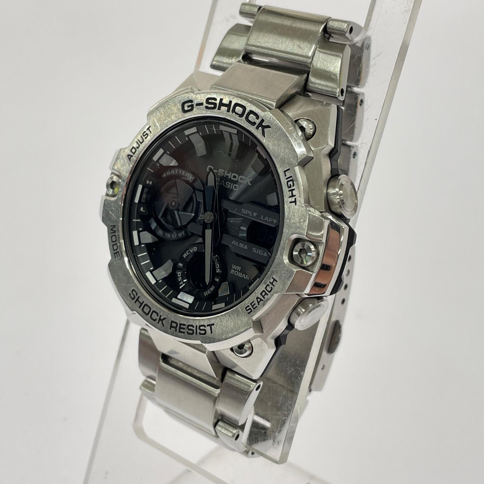 腕時計 CASIO G-SHOCK GST-B400 ソーラー時計 シルバー シルバー