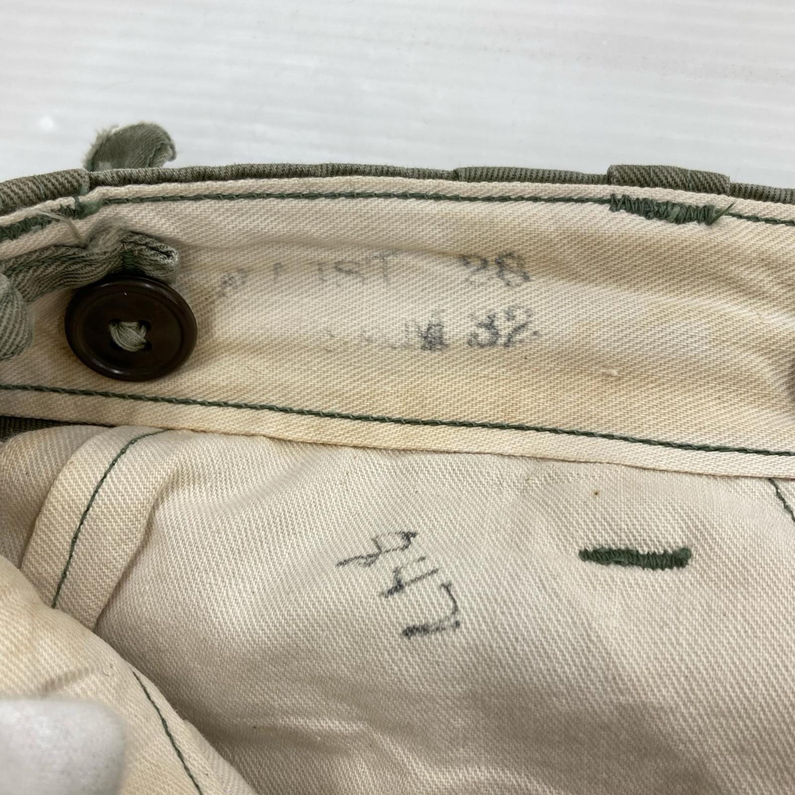 パンツ 40s US.ARMY M-45 PW (実寸W29) カーキ カーキ