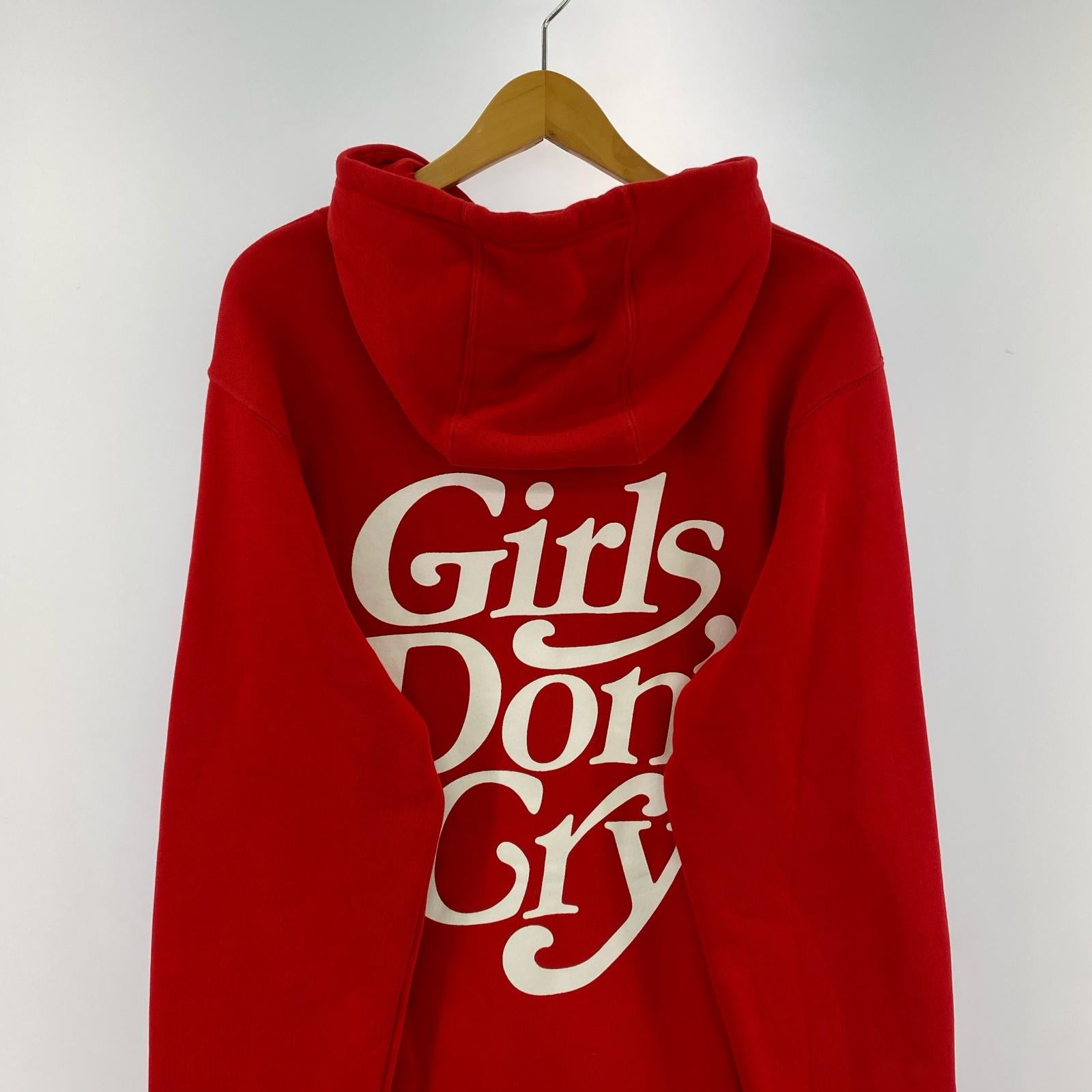 パーカー Girs Dont Cry パーカー 赤 L レッド