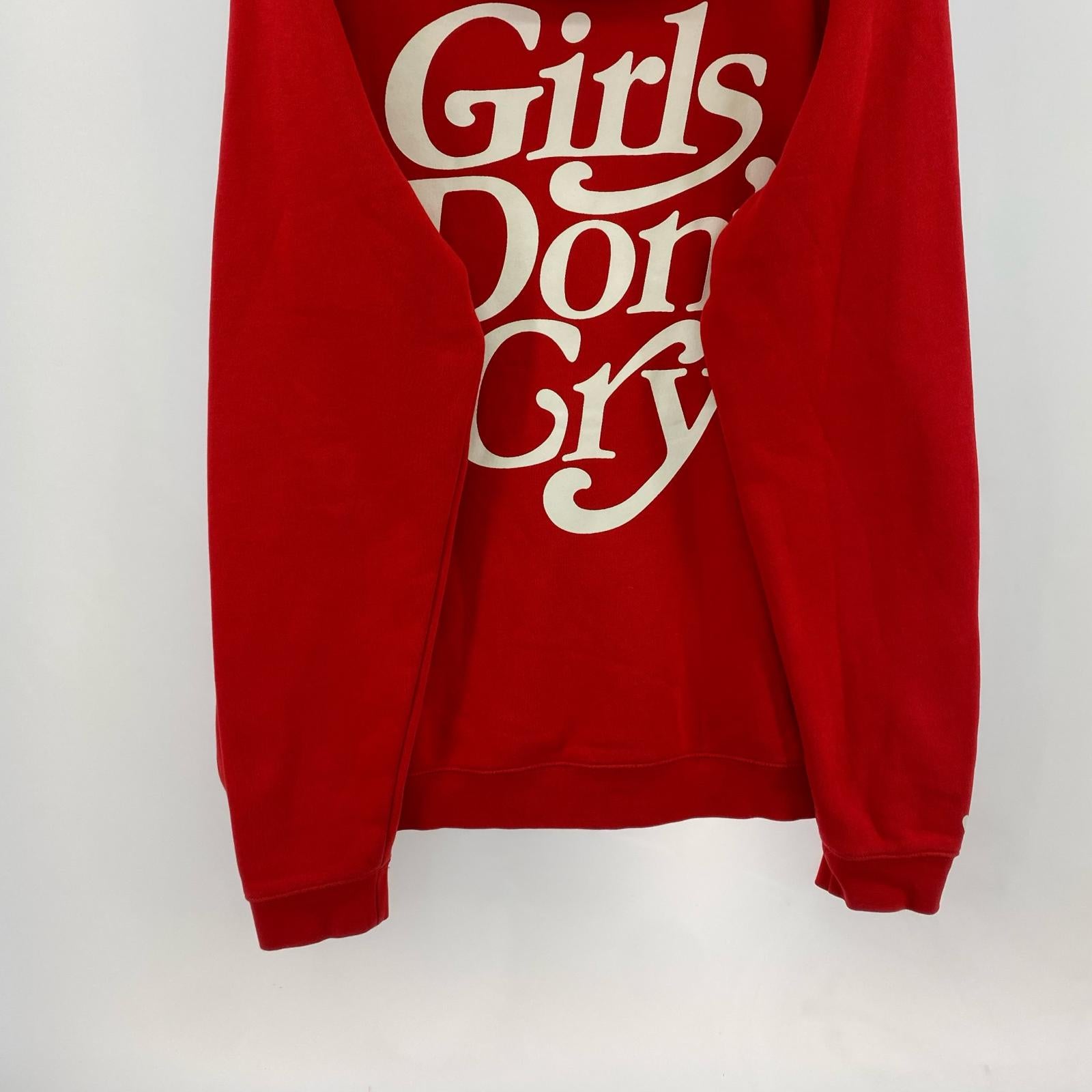 パーカー Girs Dont Cry パーカー 赤 L レッド