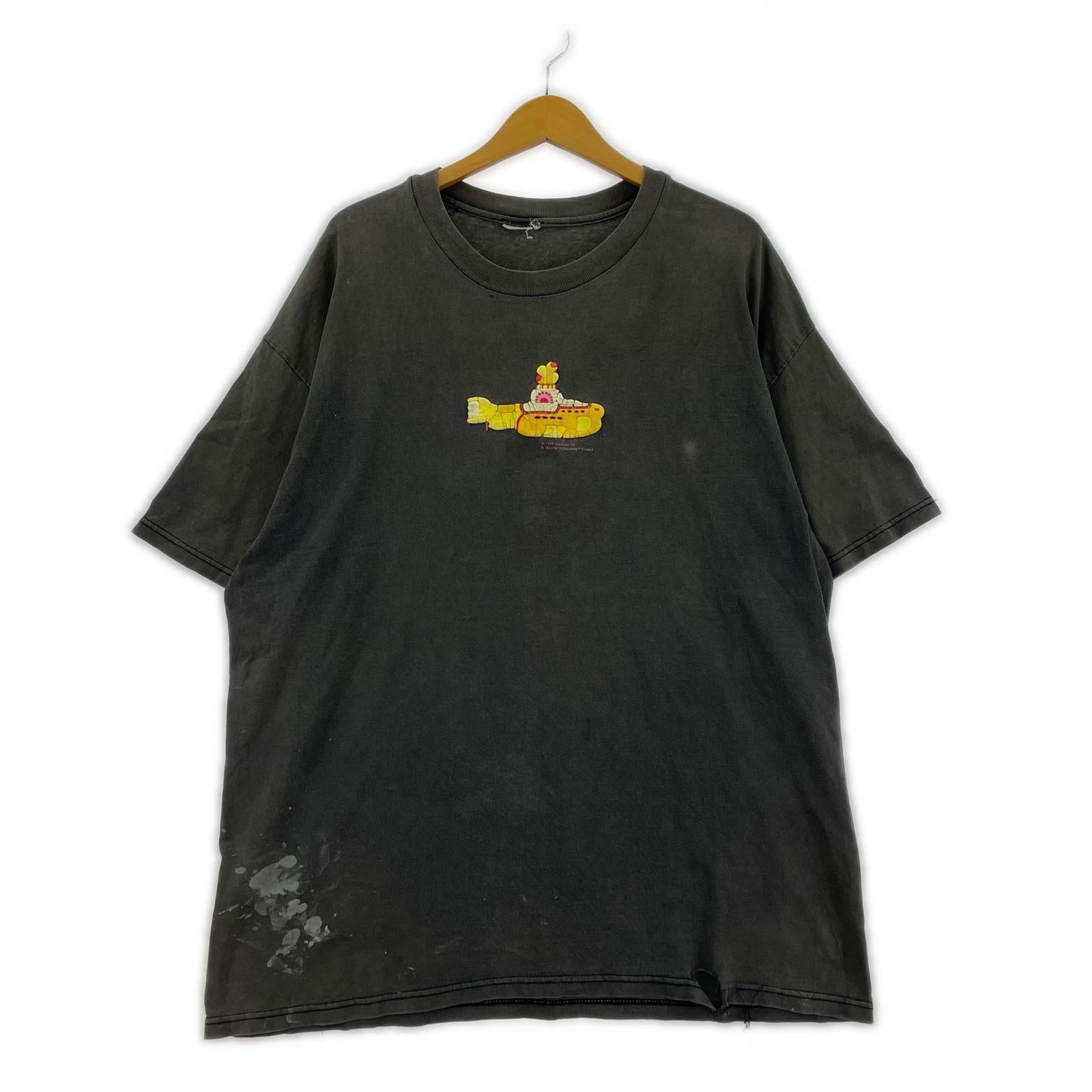 半袖Tシャツ 90s THE BEATLES イエローサブマリン ブラック
