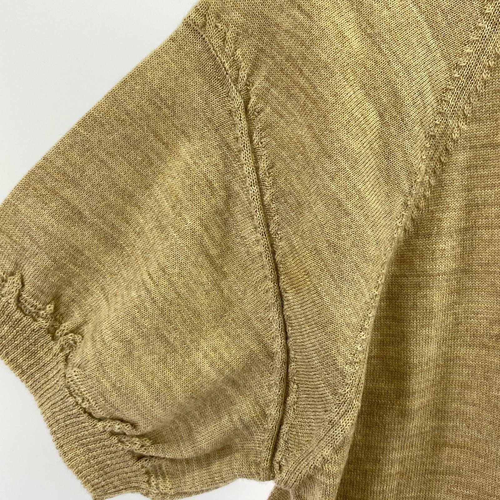 長袖シャツ 99SS RELIEF期 ダブルネック S/S (M) M ベージュ