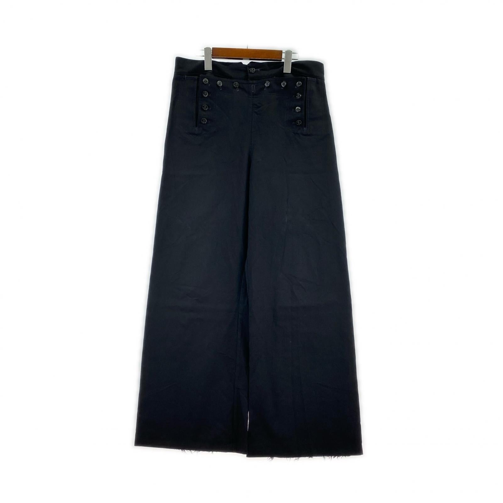 パンツ セーラーフレアパンツ W34 34 ブラック