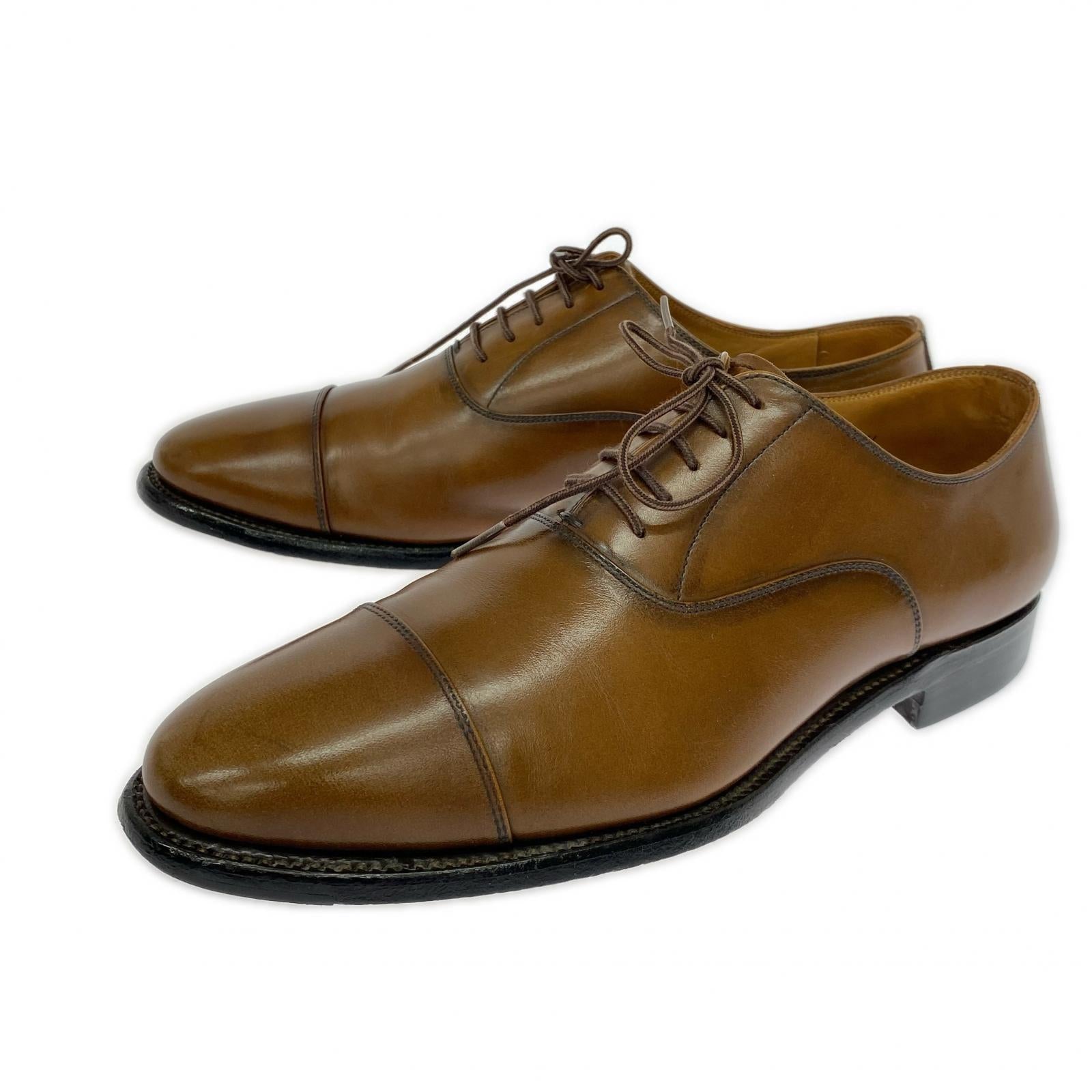 シューズ HA-0530 ストレートチップレザーシューズ ブラウン 24.5cm (US6 1/2 UK6 EU39) ブラウン