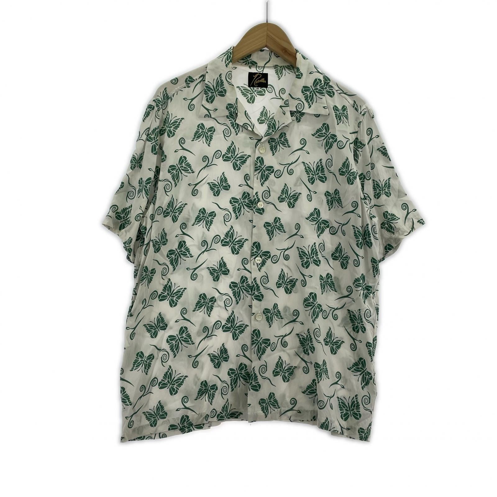 半袖シャツ パピヨン S/Sレーヨンシャツ (M) M ホワイト