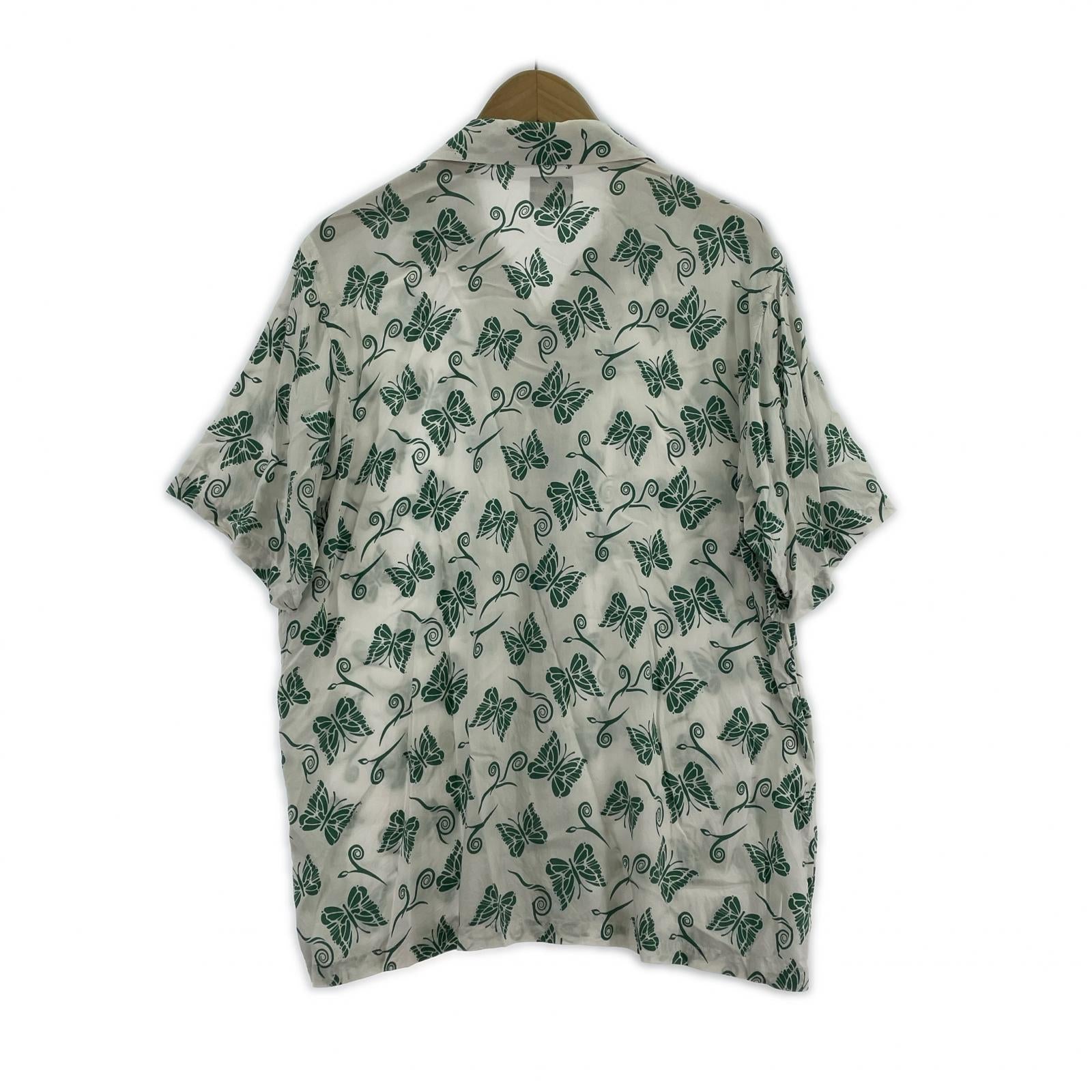 半袖シャツ パピヨン S/Sレーヨンシャツ (M) M ホワイト