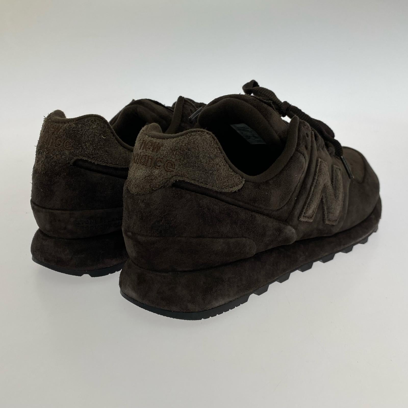 スニーカー ×Stone Island 574 Legacy Ghost ダークブラウン 26cm (US8 UK7 1/2 EU42)