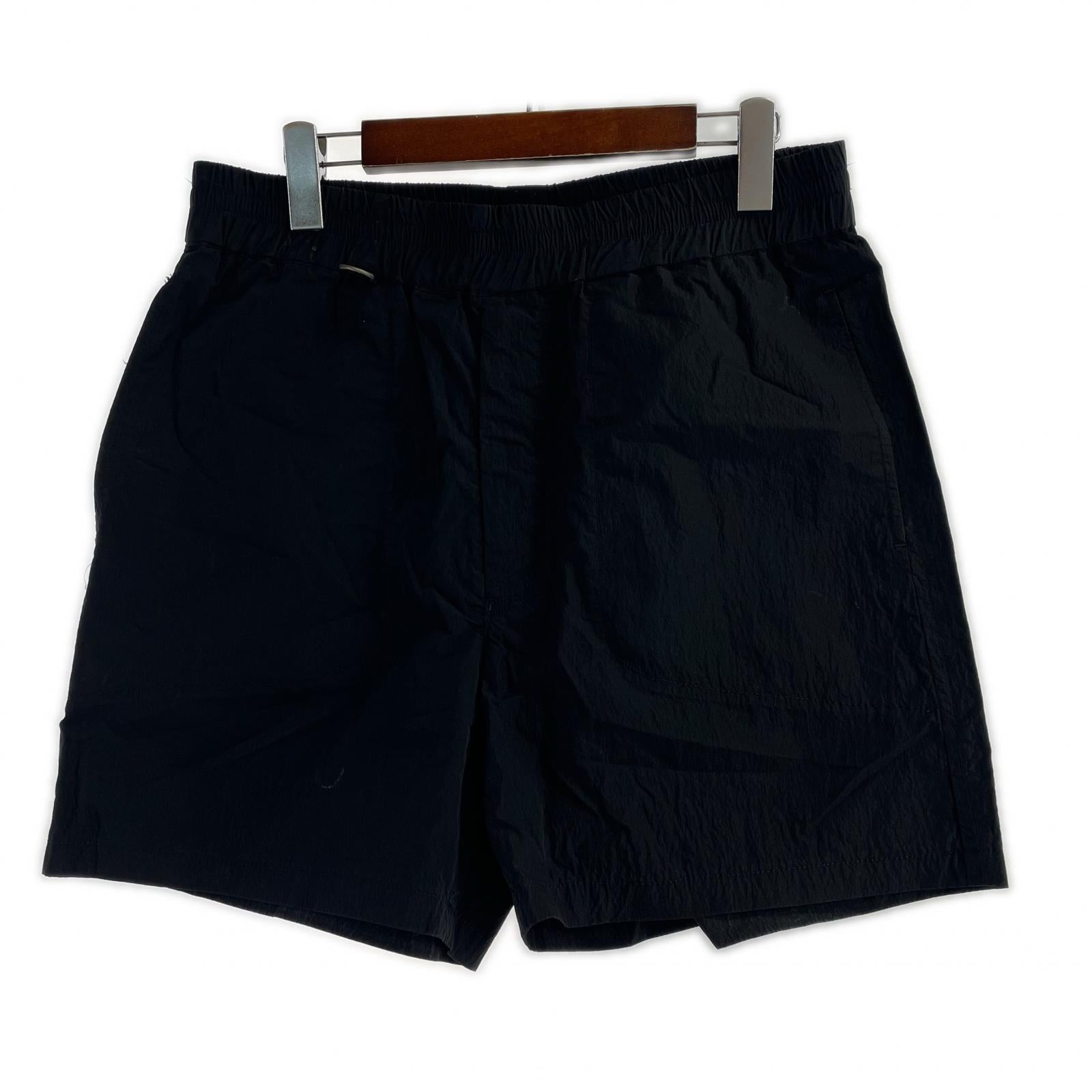 ショートパンツ OVY ナイロンショーツ 黒 (M) M ブラック