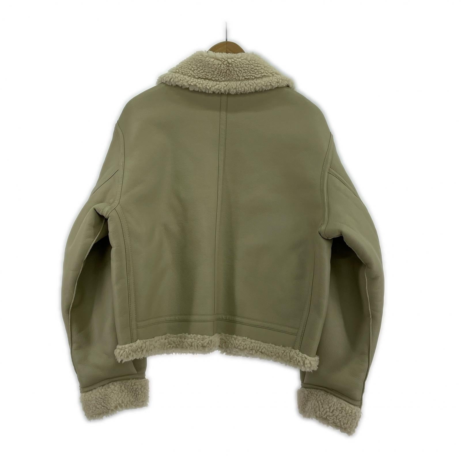 レザージャケット ムートンジャケット BEG 1 ベージュ