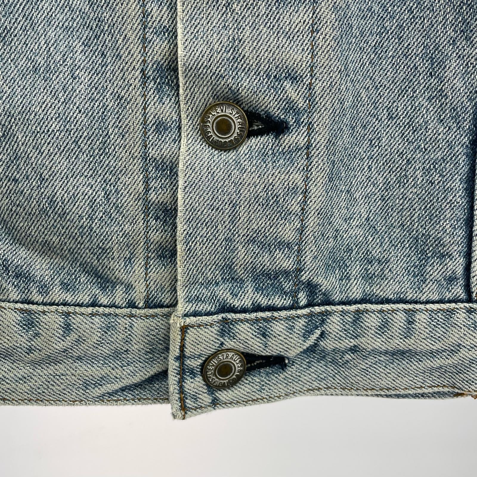 デニムジャケット 70649-0217 オレンジタブ M ブルー