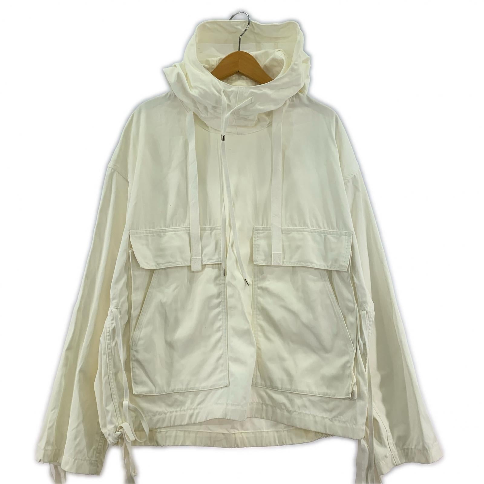 ジャケット ANEI NAVAL HOODIE 2 ホワイト