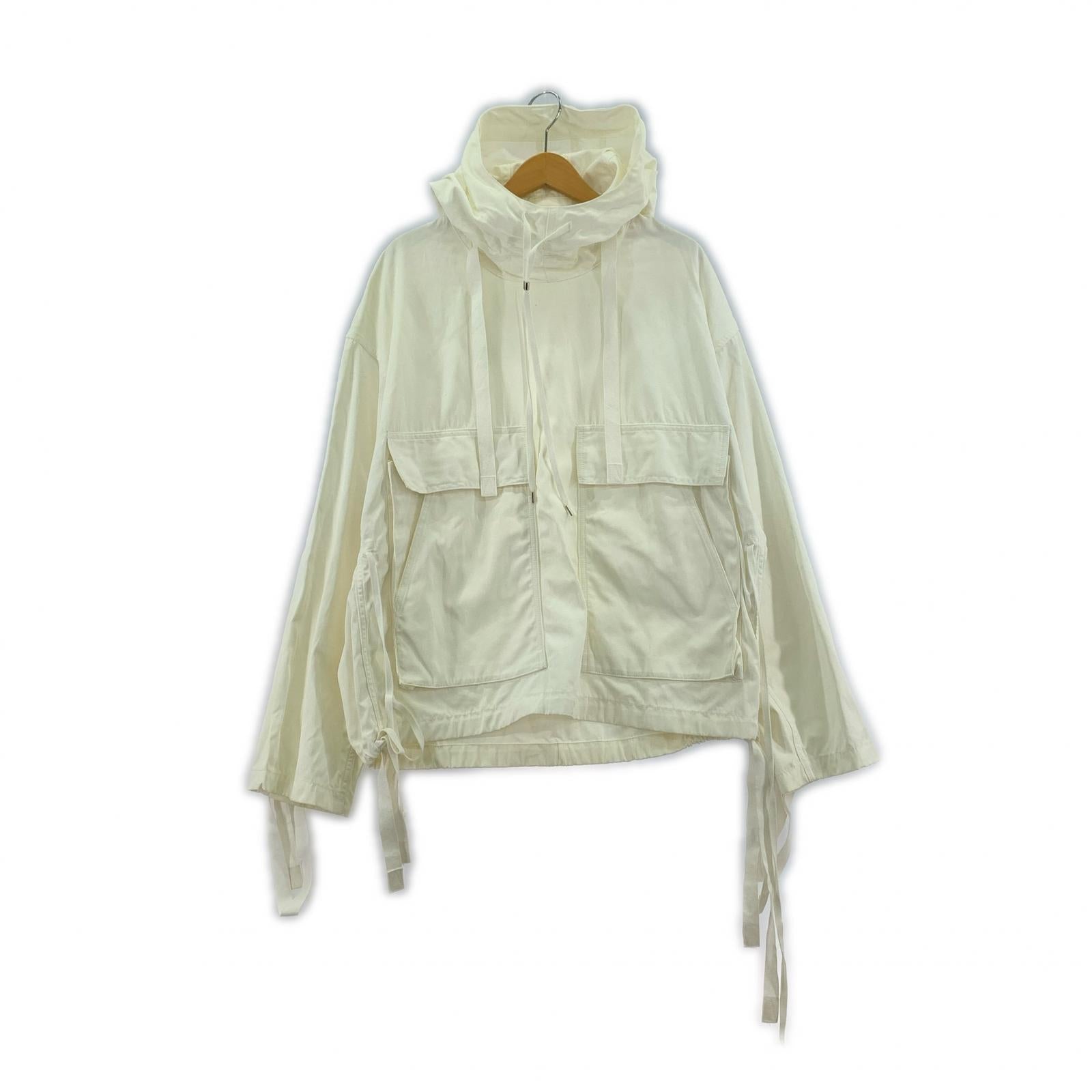 ジャケット ANEI NAVAL HOODIE 2 ホワイト