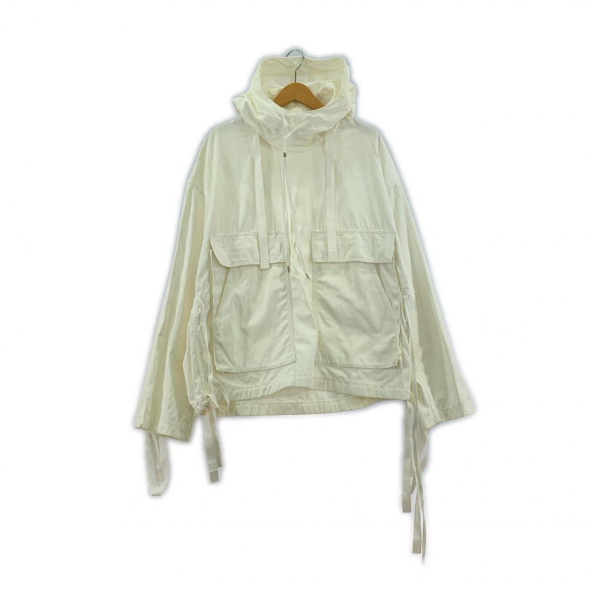 ジャケット ANEI NAVAL HOODIE 2 ホワイト