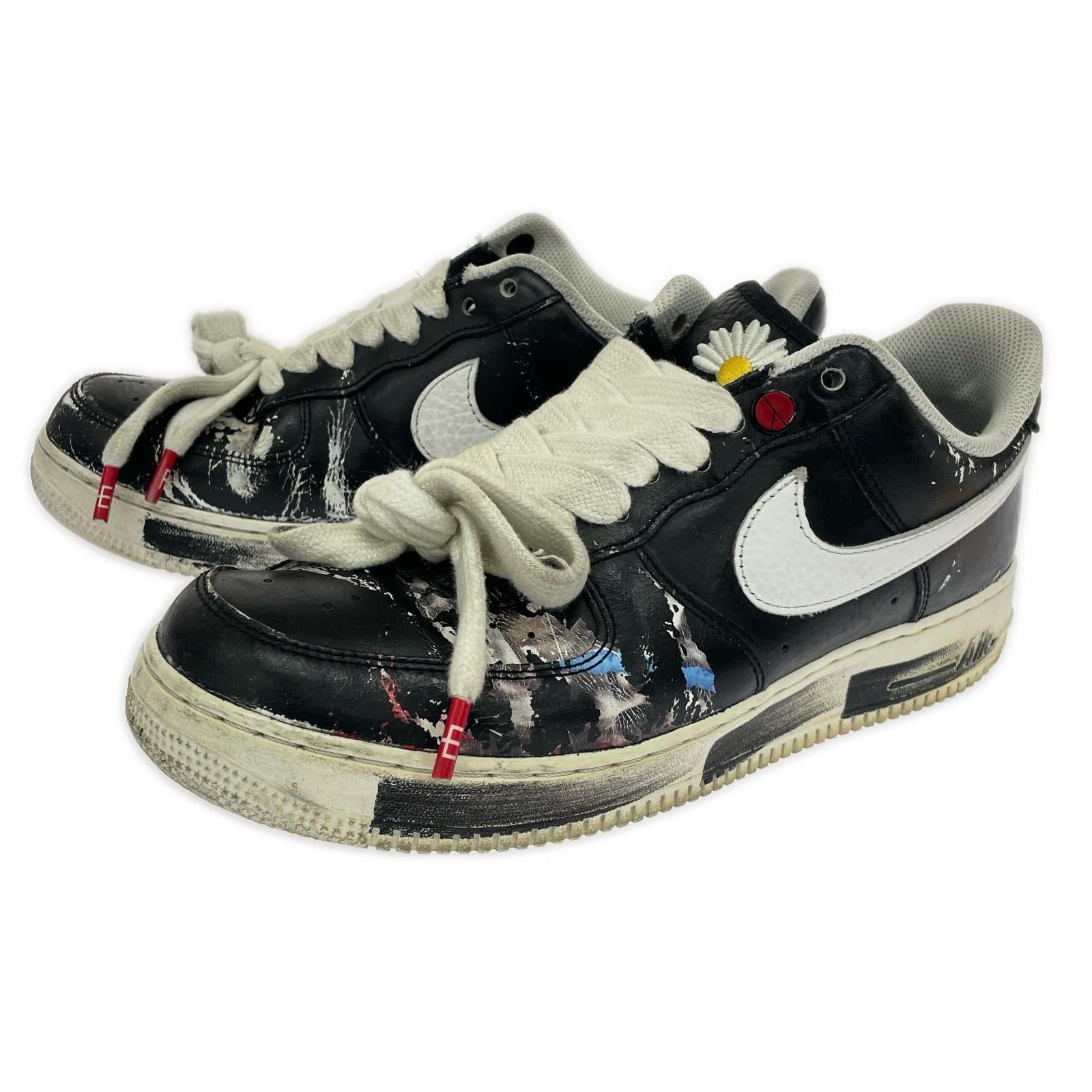 スニーカー PEACEMINUSONE × Nike Air Force 1 Low Para Noise "Black" / G-DRAGON/28.0 28cm (US10 UK9 1/2 EU46) ブラック