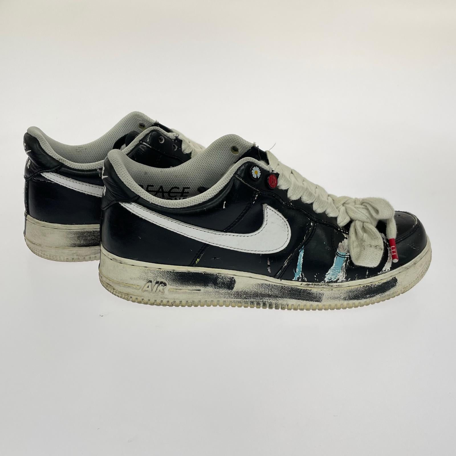 スニーカー PEACEMINUSONE × Nike Air Force 1 Low Para Noise "Black" / G-DRAGON/28.0 28cm (US10 UK9 1/2 EU46) ブラック
