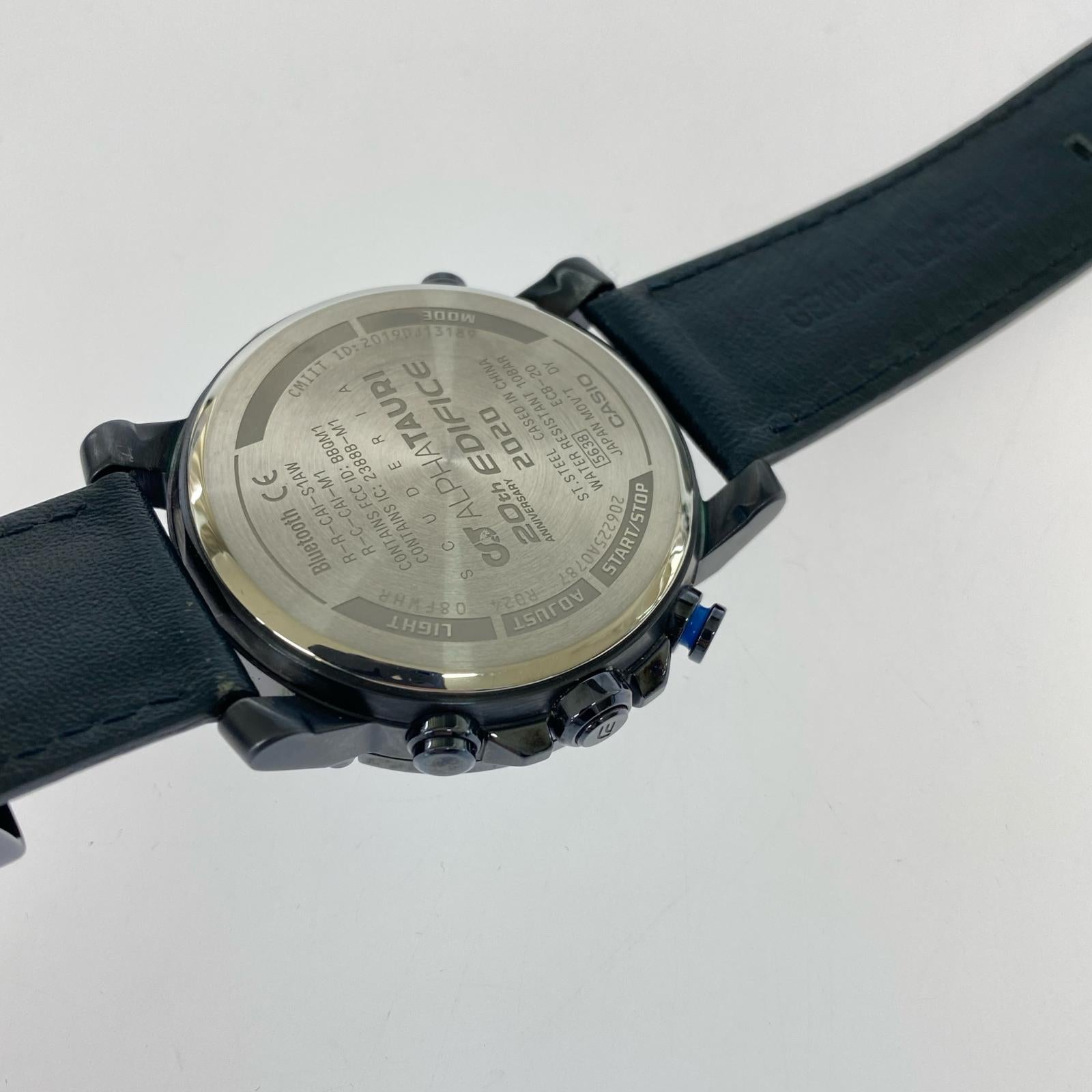 腕時計 CASIO EDIFICE Alpha Tauri Limited Edition ECB-20AT-2AJR ネイビー