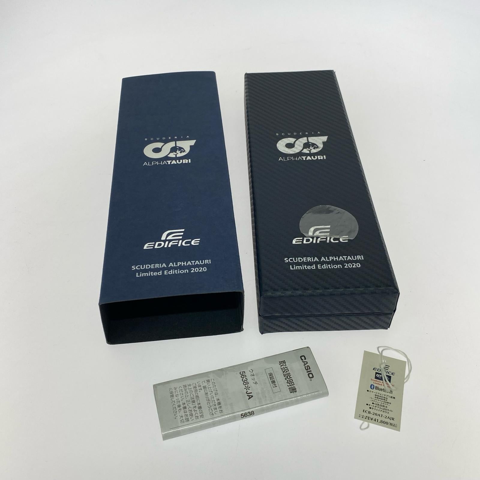 腕時計 CASIO EDIFICE Alpha Tauri Limited Edition ECB-20AT-2AJR ネイビー