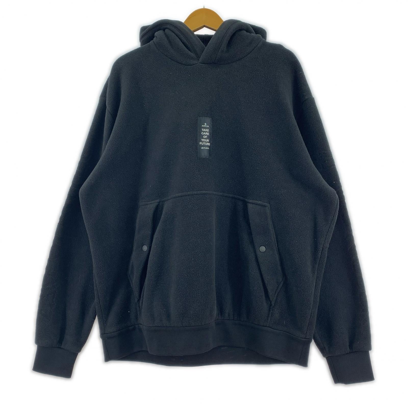 パーカー ポーラテック フリースパーカー 黒 (XL) ブラック