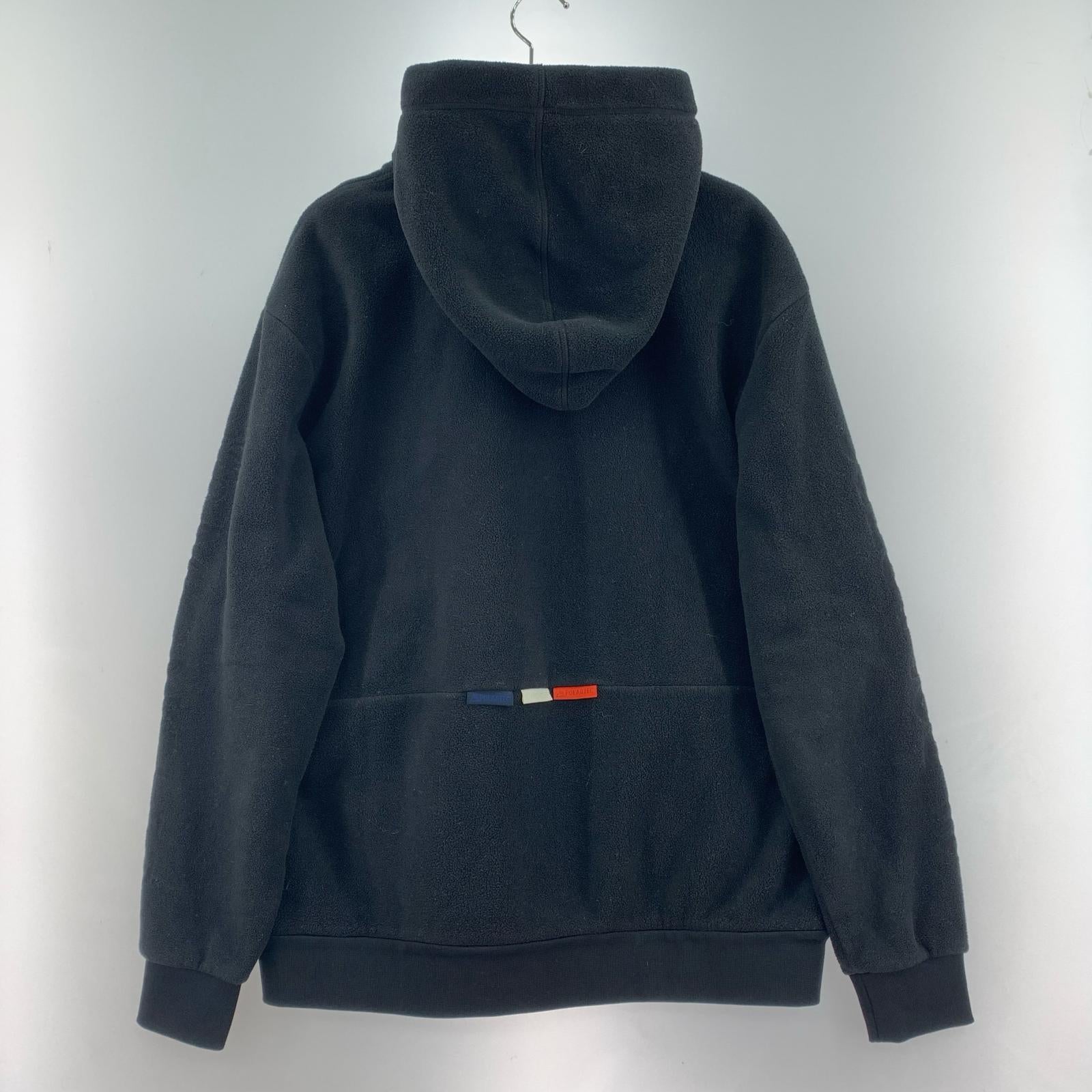 パーカー ポーラテック フリースパーカー 黒 (XL) ブラック