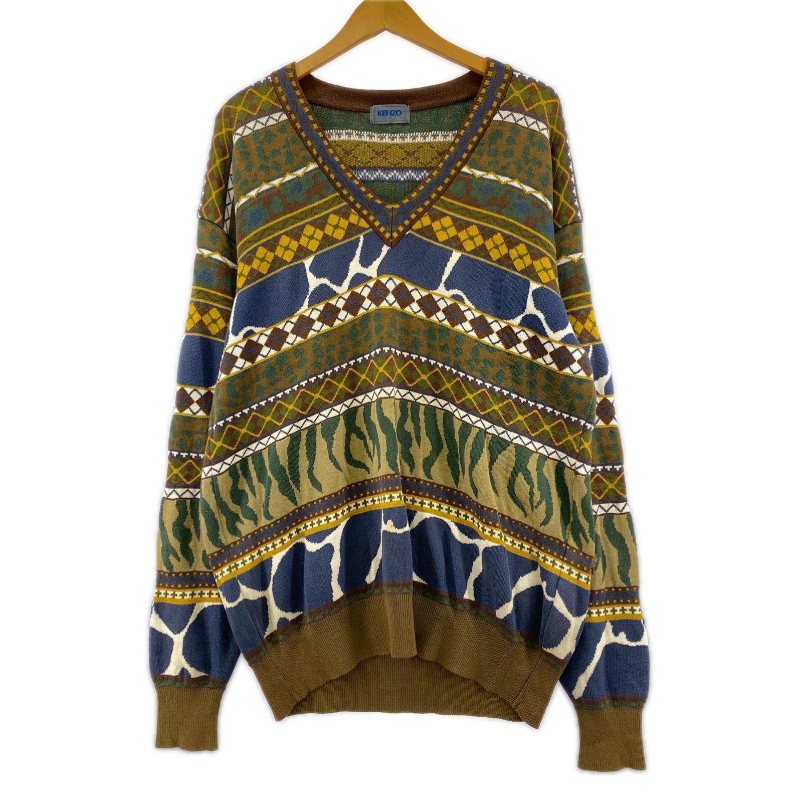 ニット KENZO 80s-00s 総柄ニット