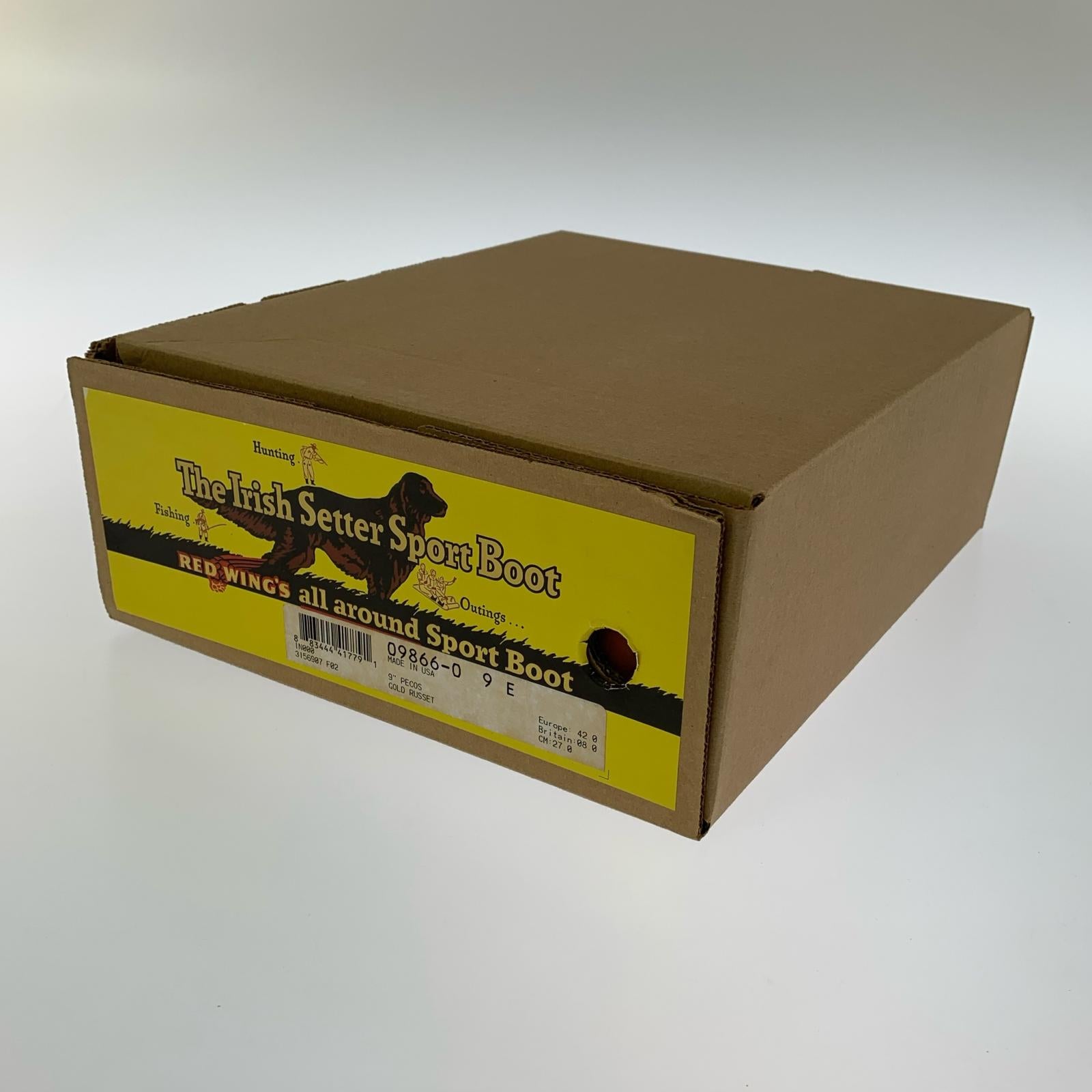 ブーツ 9866 ペコスブーツ 9E 27cm (US9 UK8 1/2 EU44) ブラウン