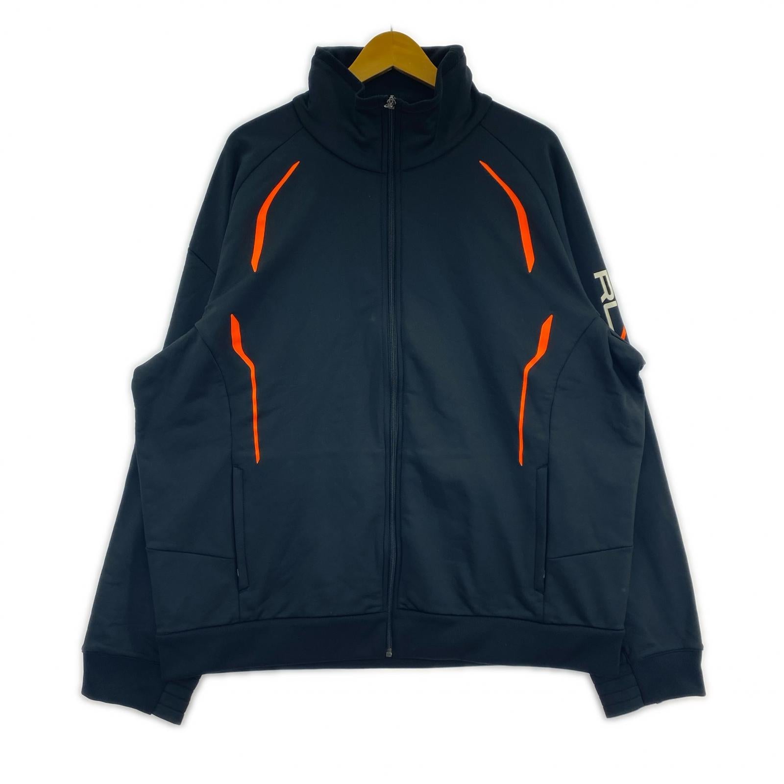 スウェット POLO RALPH LAUREN RLX トラックジャケット RLX FALL2 ブラック
