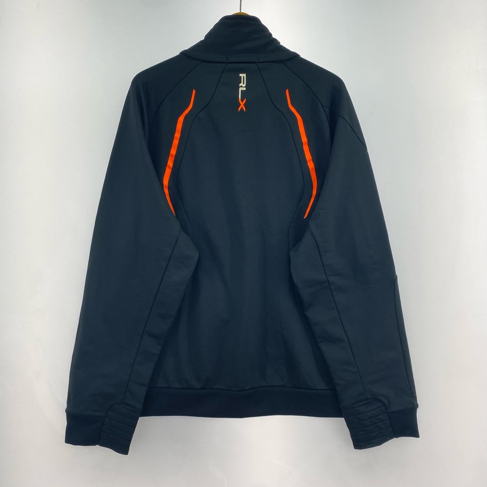 スウェット POLO RALPH LAUREN RLX トラックジャケット RLX FALL2 ブラック