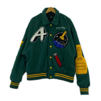 ジャケット ウールスタジャン グリーン