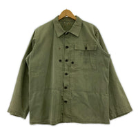 ジャケット USMC WW2 P-44 HBT ジャケット ガスフラップ オリーブ