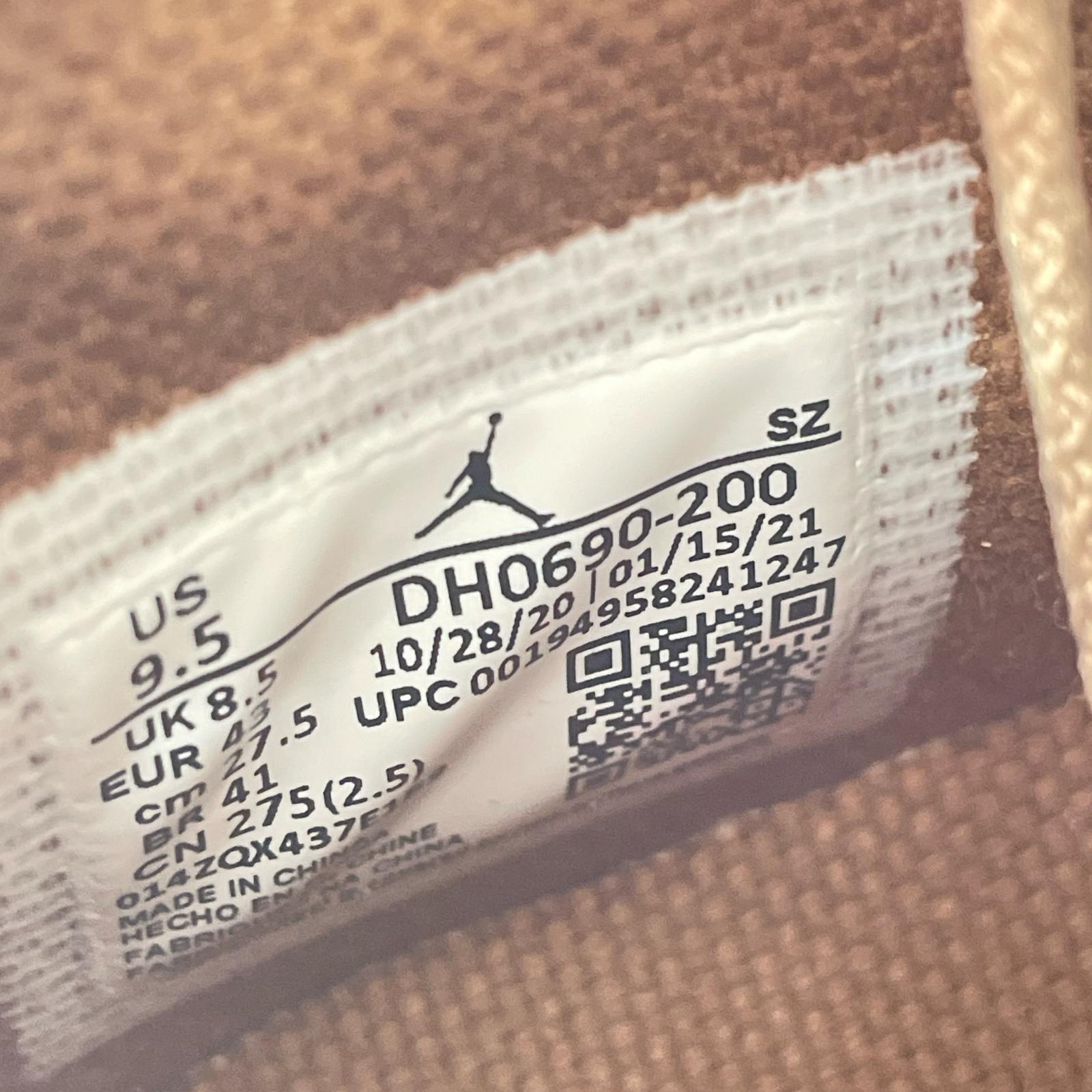 スニーカー Travis Scott Air Jordan 6 British Khaki 27.5cm (US9 1/2 UK9 EU45) ベージュ