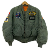 ジャケット USA製 MA-1 MIL-J-8279D(DSA100-69-C-012319 JULY 1968) 復刻モデル-M M カーキ