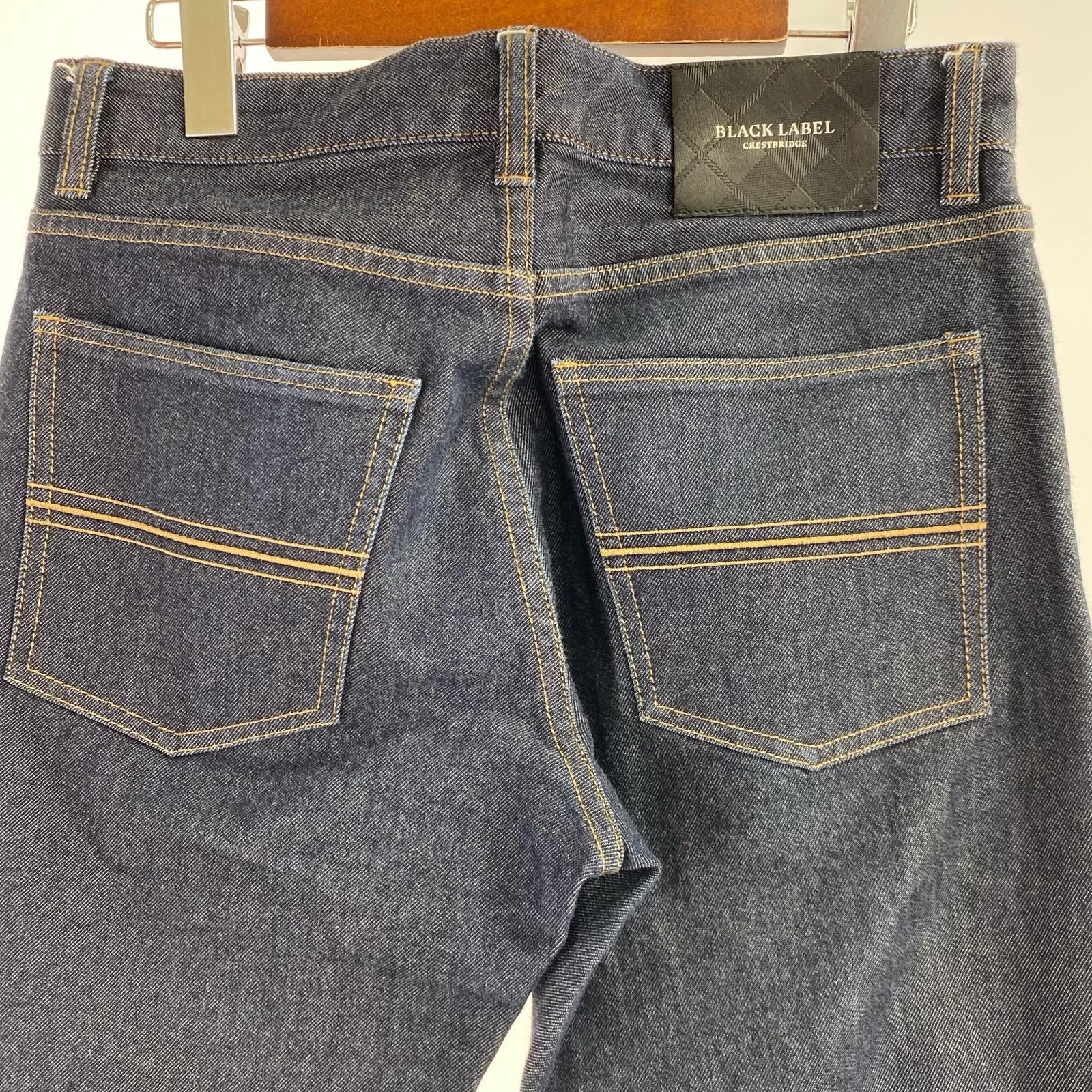 デニムパンツ デニムパンツ BLACK LABEL CRESTBRIDGE (S) S ネイビー