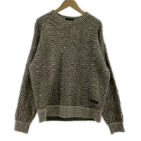 ニット DIME MOHAIR WAVE KNIT M M ブラウン