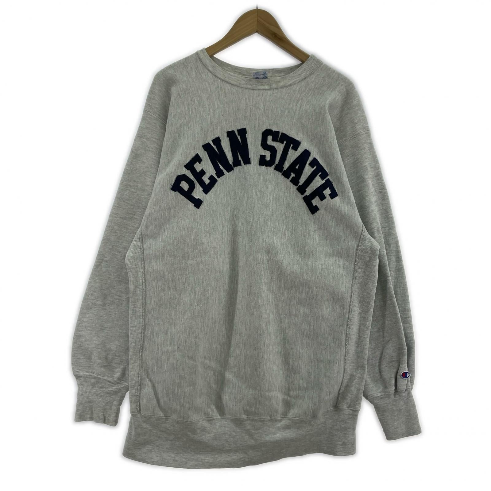 スウェット 90s USA製 PENN STATE リバースウィーブ スウェット(XXL) グレー