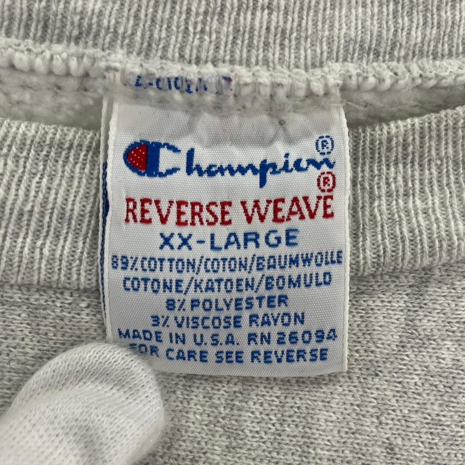 スウェット 90s USA製 PENN STATE リバースウィーブ スウェット(XXL) グレー
