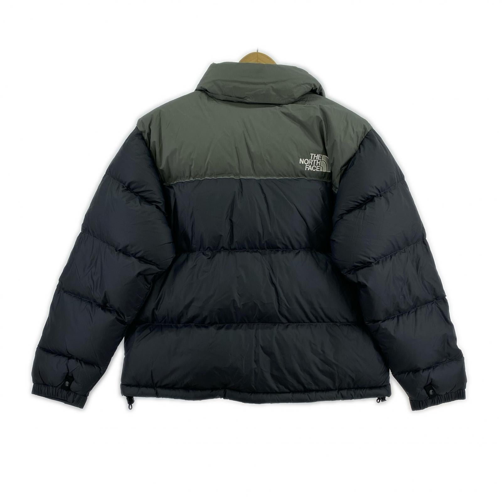 ダウンジャケット Nuptse Jacket ヒューズボックスグレー×アスファルトグレー M