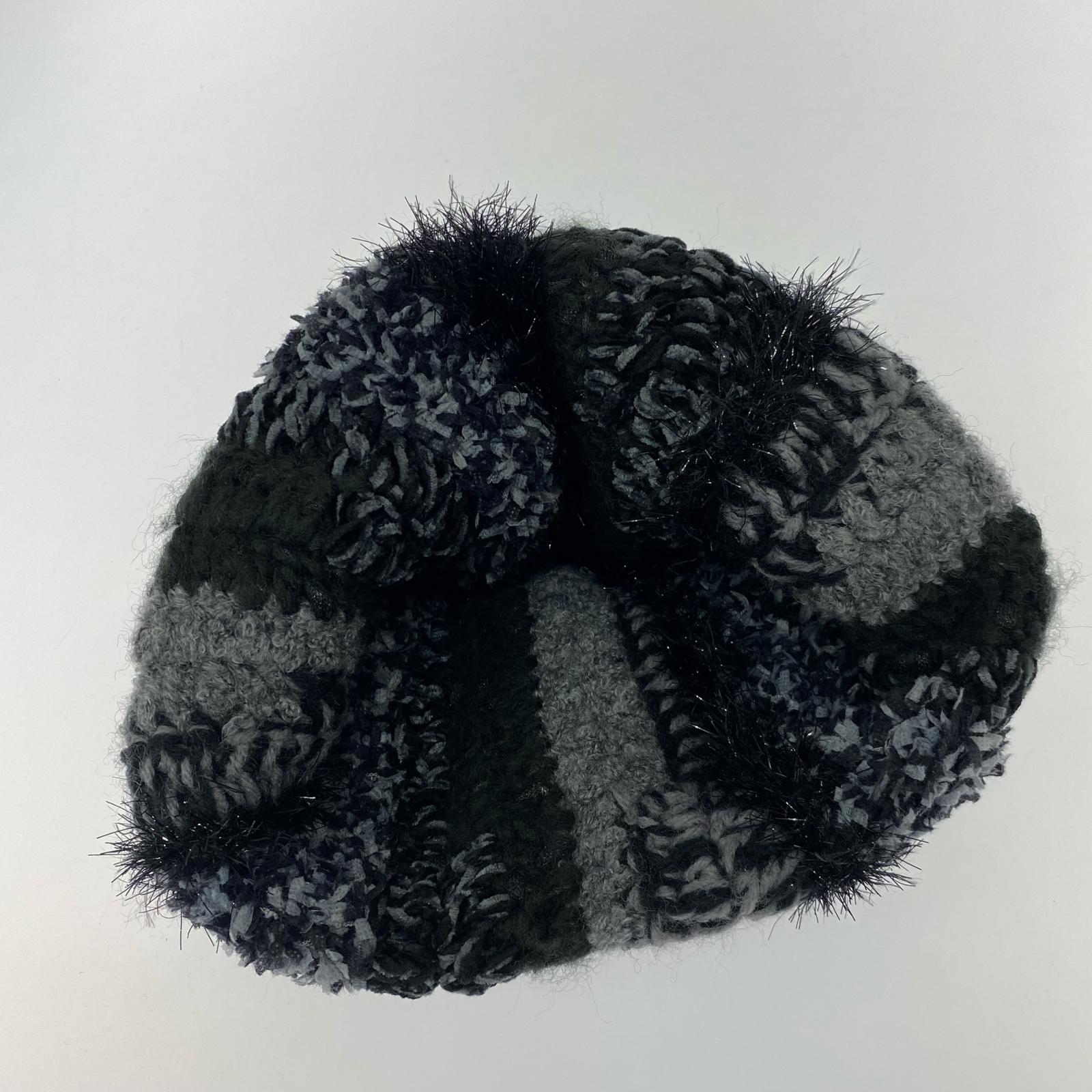 ニットキャップ supreme tinsel stripe beanie ブラック