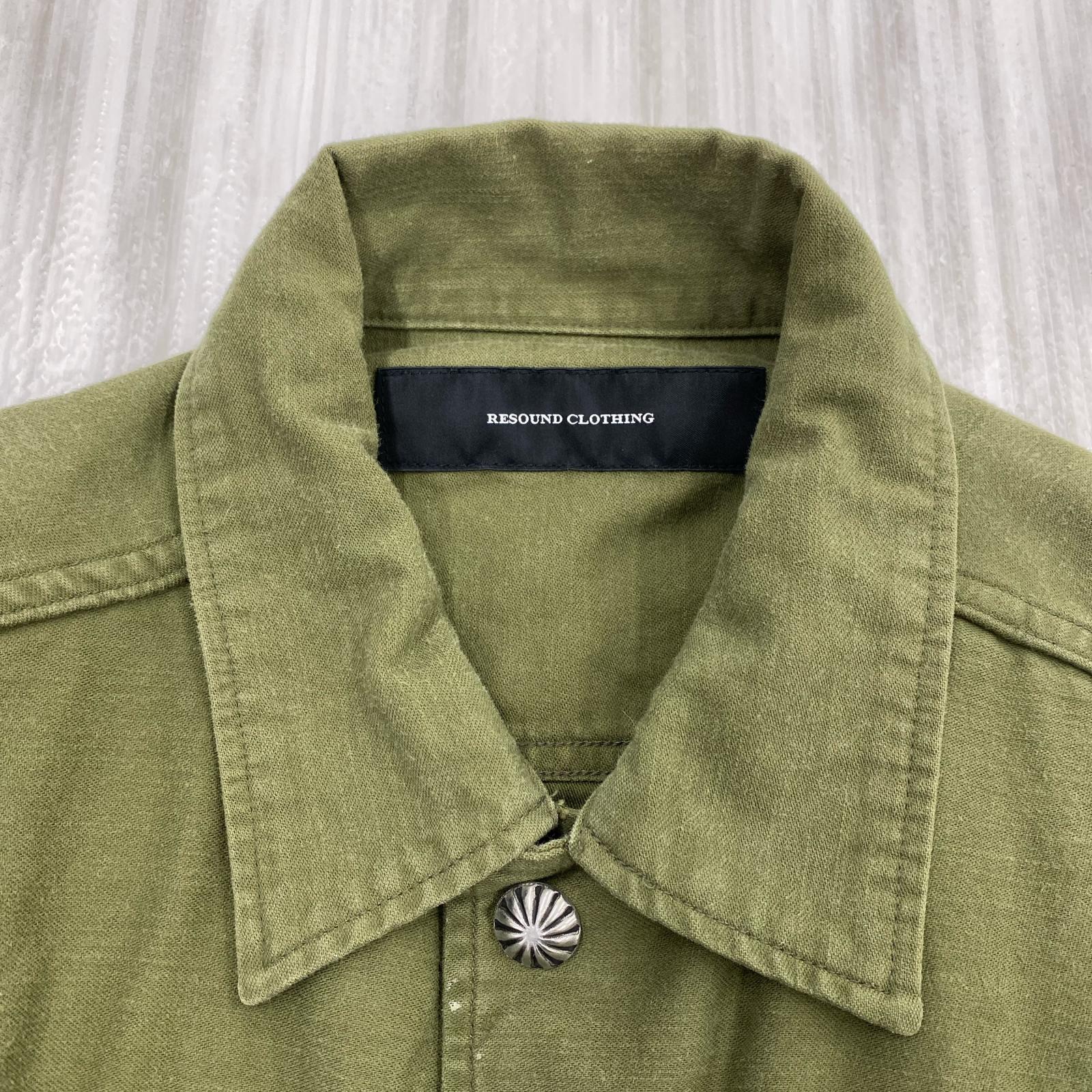 長袖シャツ RESOUND CLOTHING L/S シャツ size2 GRN